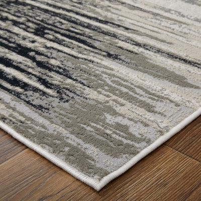 product image for Orin Diamond Black/Silver/Taupe Rug 2 58