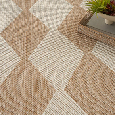 product image for Positano Indoor Outdoor Jute Geometric Rug By Nourison Nsn 099446938411 7 37