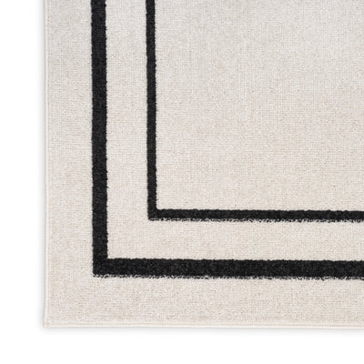 product image for nourison essentials ivory black rug by nourison nsn 099446148278 4 20