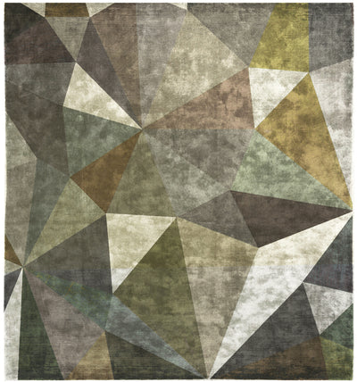 product image of Quel Bordel Hand Knotted Rug in Green design by Second Studio 527