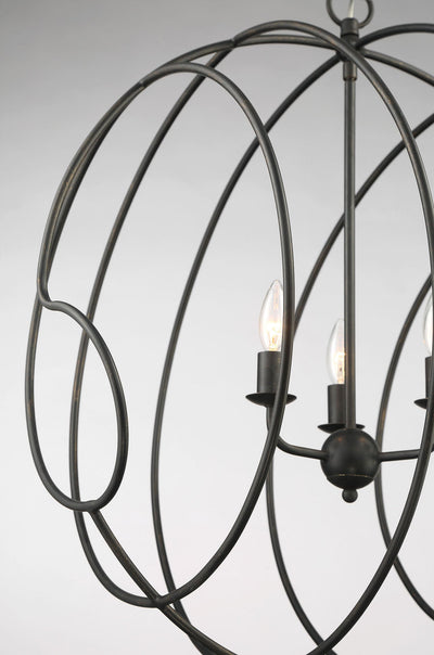 product image for Conduit Large 3 Light Industrial Chandelier By Lumanity 6 66