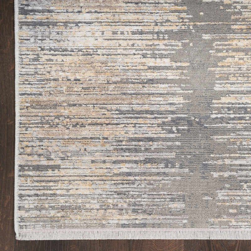 media image for Nourison Home Abstract Hues Grey Gold Modern Rug By Nourison Nsn 099446904553 5 25