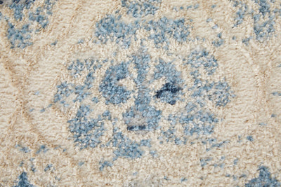 product image for wyllah traditional diamond blue ivory rug by bd fine cmar39k7bluivyc16 2 6