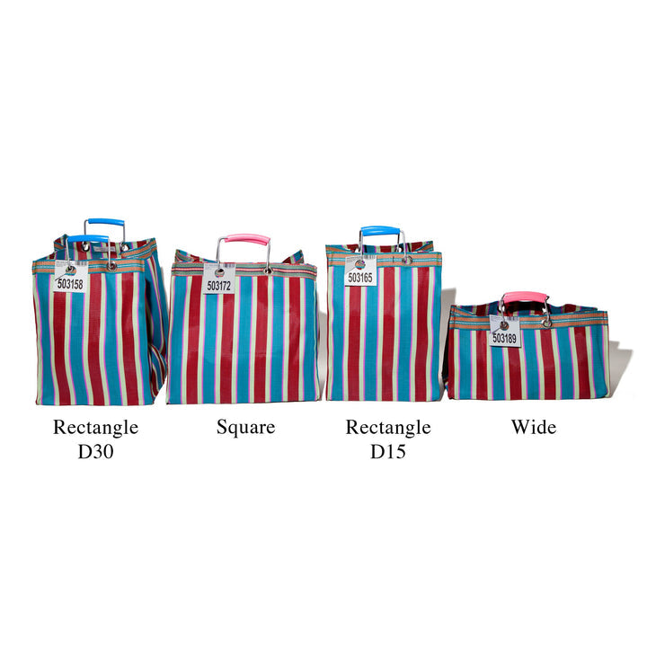 media image for recycled plastic stripe bag wide by puebco 503394 8 22