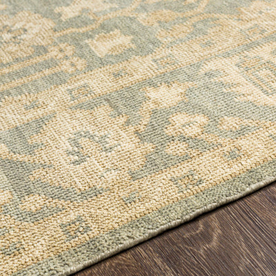 product image for Reign Nz Wool Dark Green Rug Texture Image 94