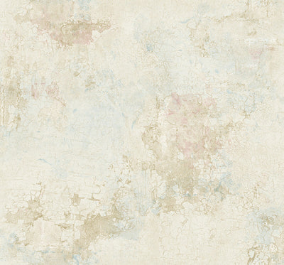 product image of Cracked Marble Wallpaper in Cream & Rose 565