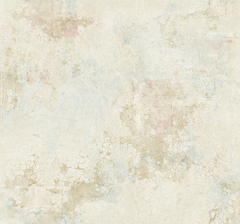 media image for Cracked Marble Wallpaper in Cream & Rose 24