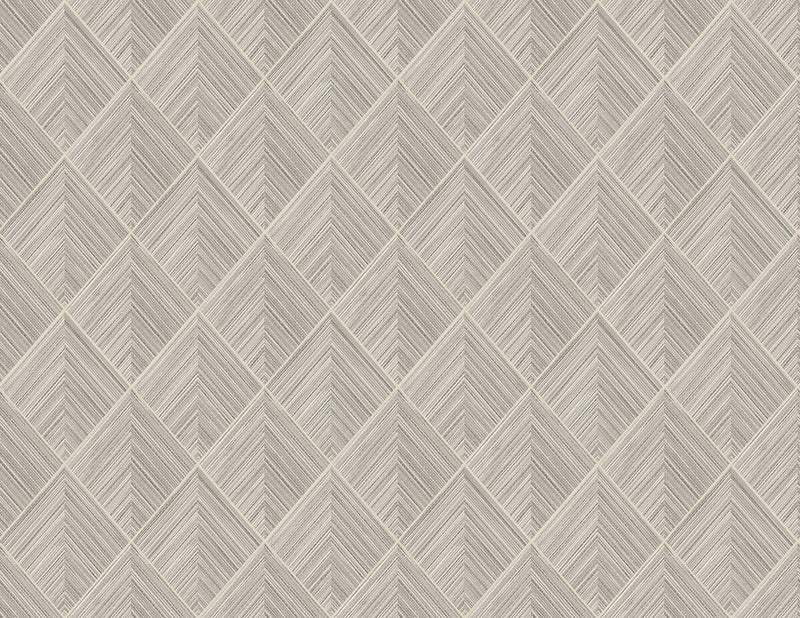 media image for 3D Pyramid Faux Grasscloth Wallpaper in Beige 261