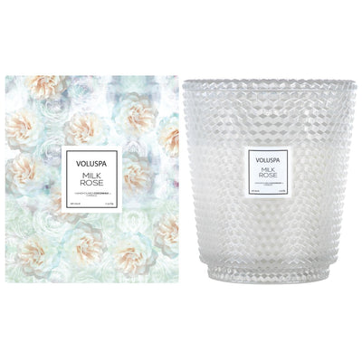 product image for Milk Rose 5 Wick Hearth Candle 58