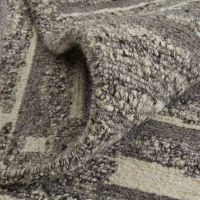 product image for Conor Abstract Gray/Taupe/Ivory Rug 6 12