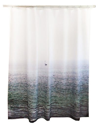 product image of sailboat shower curtain design by elise flashman 1 580