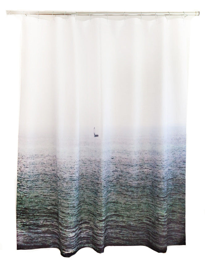 media image for sailboat shower curtain design by elise flashman 1 221