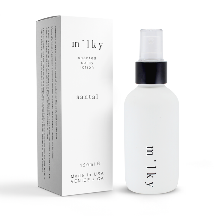 media image for santal milky spray lotion 1 242