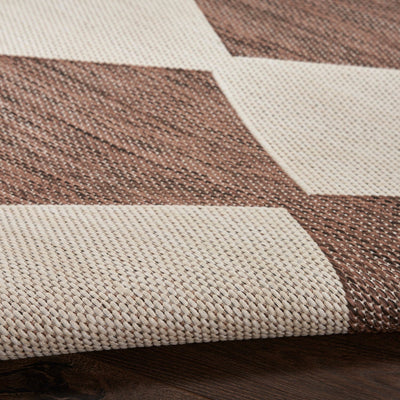 product image for Positano Indoor Outdoor Natural Geometric Rug By Nourison Nsn 099446938022 5 86