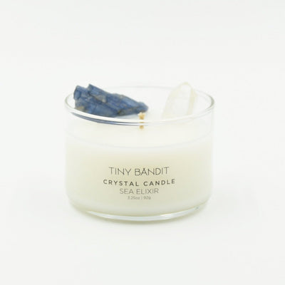 product image for sea elixir crystal candle in various sizes design by tiny bandit 4 97