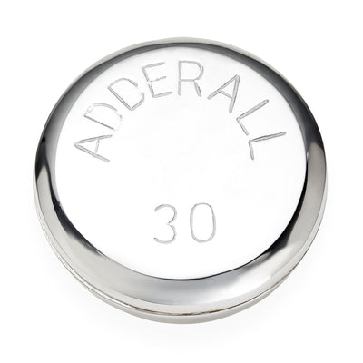 product image for Silver Plated Pill Box Adderall 37