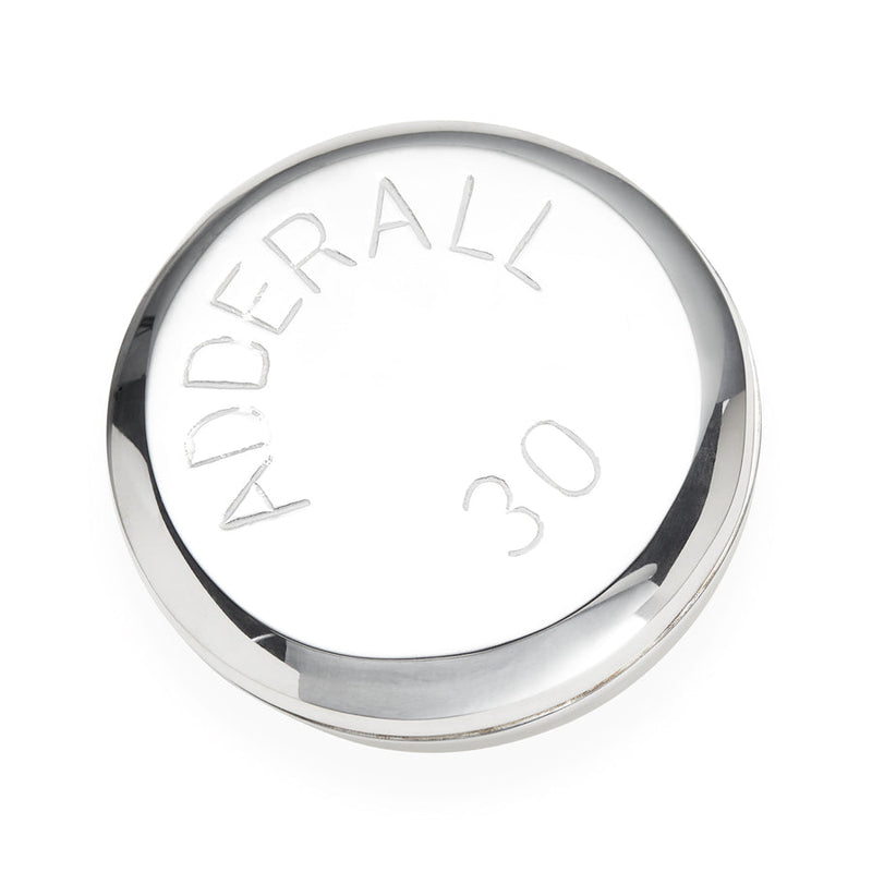 media image for Silver Plated Pill Box Adderall 243