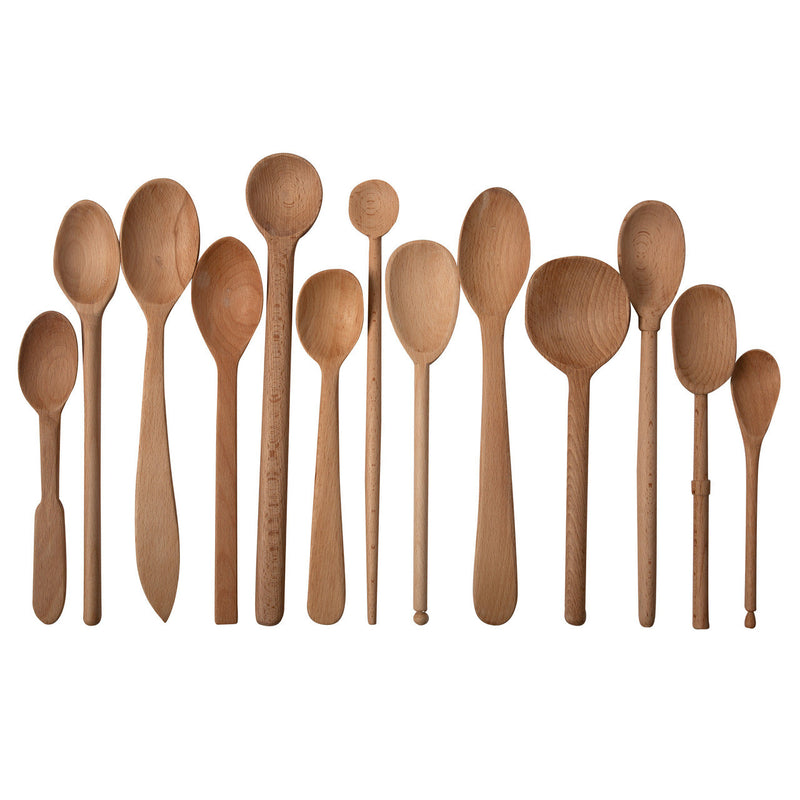 media image for set of 13 large baker s dozen wood spoons design by sir madam 1 235