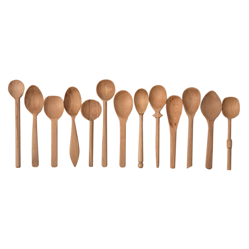 media image for Set of 13 Small Baker’s Dozen Wood Spoons design by Sir/Madam 277