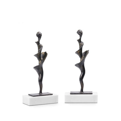 product image of Spiral Statue - Set of 2 1 534