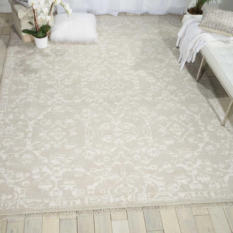 media image for elan hand knotted light grey rug by nourison nsn 099446377692 8 26