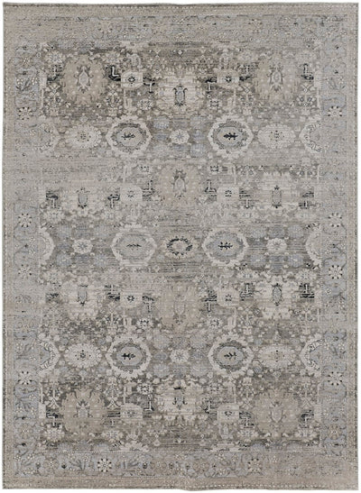 product image of Adana Distressed Ivory/Silver Gray Rug 1 537