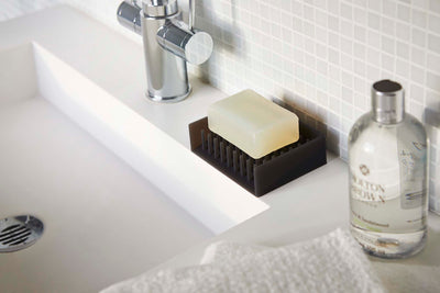 product image for Float Rectangular Self-Draining Soap Dish | Silicone by Yamazaki 2
