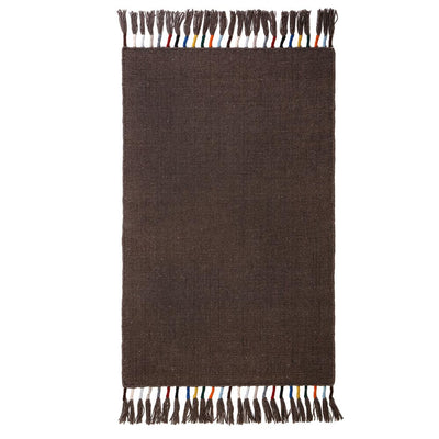 product image of tassle handwoven rug in mocha in multiple sizes design by pom pom at home 1 526