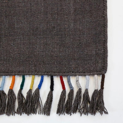 product image for tassle handwoven rug in mocha in multiple sizes design by pom pom at home 11 69