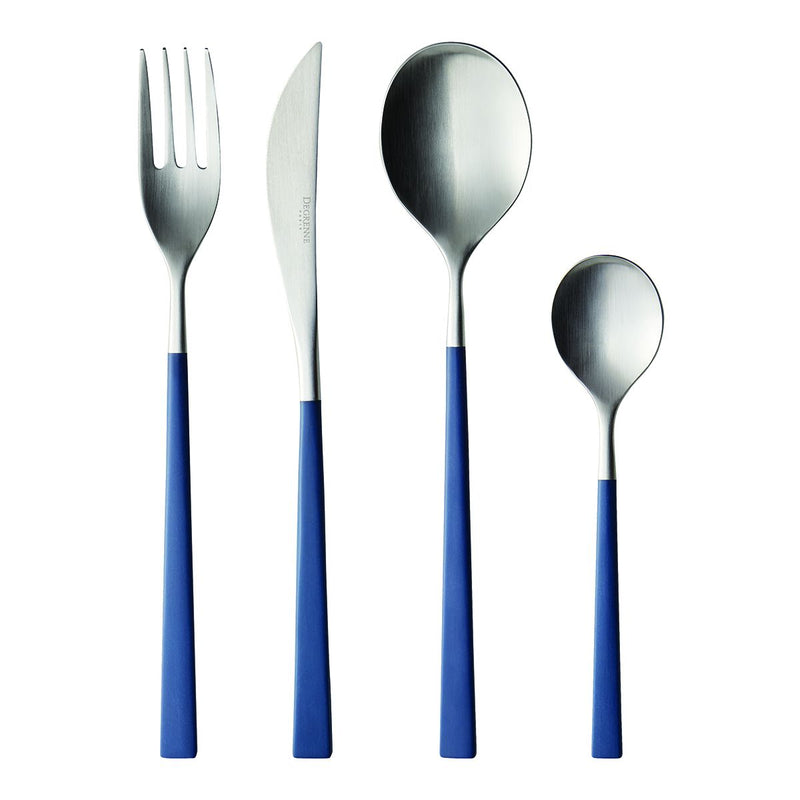 media image for Fuse Color 24 Piece Solid Handle Flatware Set in Various Colors by Degrenne Paris 253
