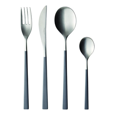 product image for Fuse Color 24 Piece Solid Handle Flatware Set in Various Colors by Degrenne Paris 77