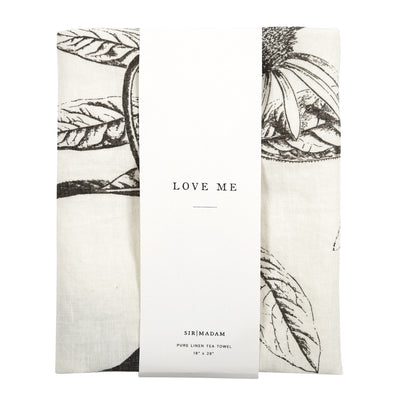 product image for love me tea towel design by sir madam 2 92