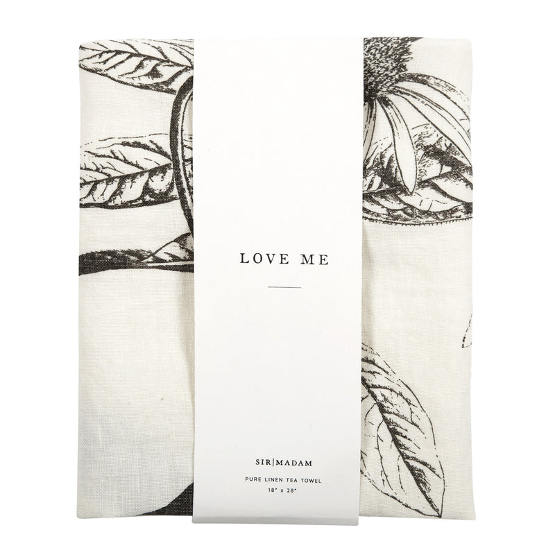 media image for love me tea towel design by sir madam 2 293