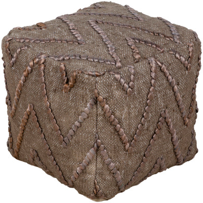 product image for Teangi Jute Pouf in Various Colors Flatshot Image 37