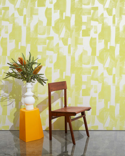 product image for Agolise Wallpaper in Electric Sunshine on White 89