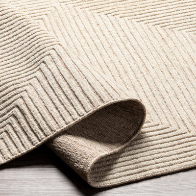 product image for Tunus Nz Wool Ivory Rug Fold Image 64