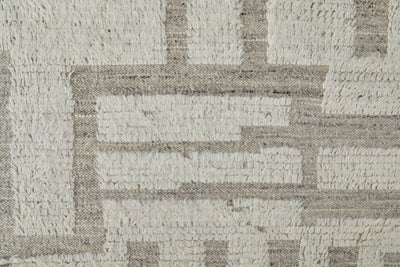 product image for saena linear contemporary hand woven ivory gray rug by bd fine ashr8909ivygryp00 2 18