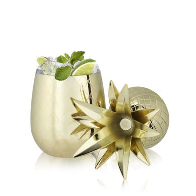 product image for gold pineapple tumbler 2 66