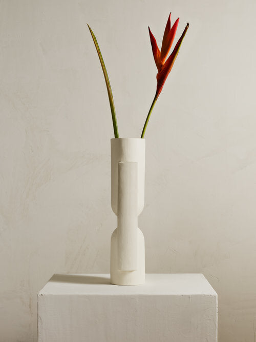 media image for kala slender ceramic vase in snow design by light and ladder 2 225