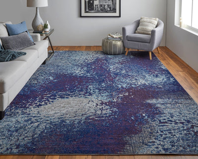 product image for adelmo blue purple rug by bd fine edgr39iqblupurh00 7 12