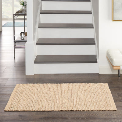 product image for Nourison Home Natural Jute Bleached Farmhouse Rug By Nourison Nsn 099446131010 9 46