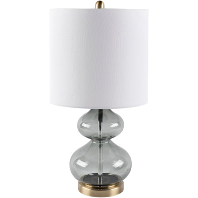 product image of Volcano Linen Grey Table Lamp Flatshot Image 569