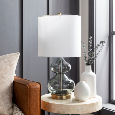 product image for Volcano Linen Grey Table Lamp Styleshot 2 Image 63