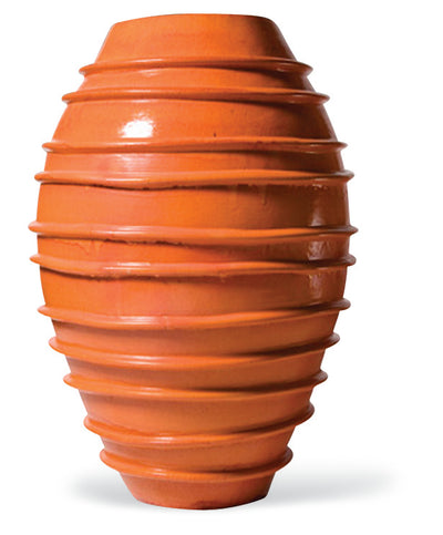 product image of Ceramic Helter Skelter Vase in Various Colors by BD Outdoor 563