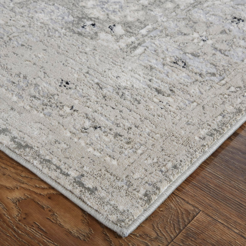 media image for Adana Distressed Ivory/Silver Gray Rug 4 297