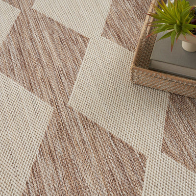 product image for Positano Indoor Outdoor Beige Geometric Rug By Nourison Nsn 099446938299 7 24