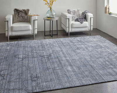 product image for archor abstract contemporary hand tufted navy rug by bd fine wtnr8892nvy000h00 7 75