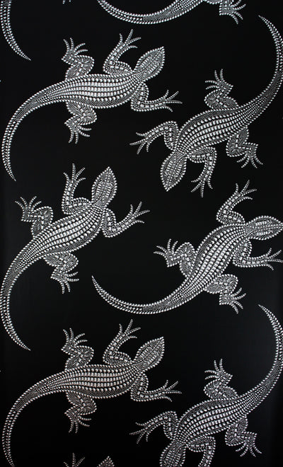 product image for Komodo Wallpaper in black and white Color by Osborne & Little 59