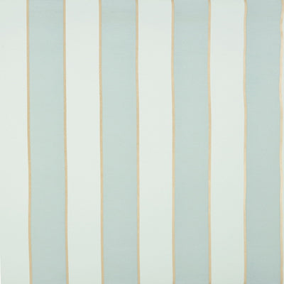 product image of Regency Stripe Aqua/Gold Flocked Wallpaper 577