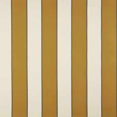 product image of Regency Stripe Ochre Flocked Wallpaper 592